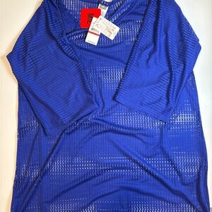 O'Neill Royal Blue Mesh Swim cover up NWT